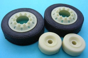 KFS 1/24 低板台拖車用 轉向輪組 1軸入 (TQ